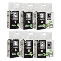 네꼬모리 두부국시 나노입자 고양이 모래 오리지널, 2.8kg, 6개