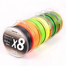 ZACCO PE 합사 낚시줄 300m 500m 오색 합사줄 8합사, 03_파워플러스 8합사 5색 300m