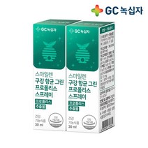 녹십자 스마일렌 구강 항균 그린 프로폴리스 스프레이 30ml 2통