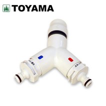토야마 일제 2분기 컨넥터 MCL-02 호스연결구 가정용 정원용 수도연결기 청소, 커넥터, 1개