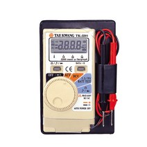 태광정밀 전문가용 디지털테스터(포켓) TK-3201 AC/DC500V DC1000V 저항32 도통체크 배터리체크 포터블 테스터기 멀티메타 메다 테스타 디지털