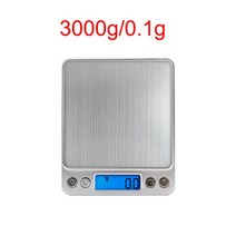 계량 저울 정밀500g/0.01g LCD 디스플레이 다기능 디지털 식품 주방 규모 스테인레스 스틸 무게 음식 규모, 03 3000g-0.1g