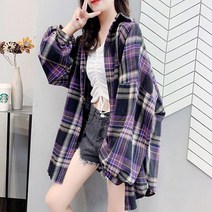 어썸풀 여성용 알론 체크 셔츠