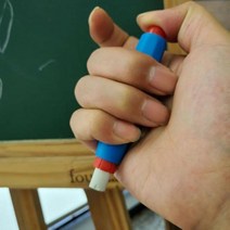 입시학원 강의용 분필 손에 안뭍는 분필홀더 샤프식 분필홀더 학교학원소모품비품, a◐상품선택..♥