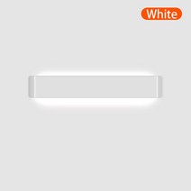 외벽등 네모조명 L d 벽 빛 북유럽 침실 머리맡 S n 5 10 14 18 110V 220V 현대 욕실 램프 거실, WHITE_CHINA | 51cm | Cool Whit