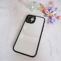 사운즈박스 아이폰 테두리 단색 카메라보호 케이스