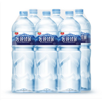 동원 샘물 생수, 6개, 2L