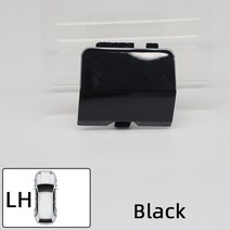 자동차 견인 용품후방 범퍼 견인 아이 커버 Mazda 6 2013 트레일러 뚜껑, 01 Black LH