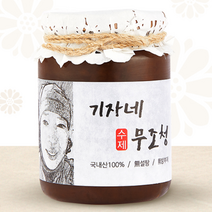 맛있는 기자네 수제 무설탕 전통잼 무조청 500g (+선물상자), 1개
