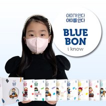 블루 본 아이노우 칼라 마스크 소형 25매입, 1개입, 25개, 옐로우