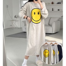 스마일 롱 원피스 3color / 봄신상 프린팅 원피스 빅사이즈 박스 맥시 임부복 홈웨어