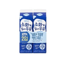 덴마크 소화가 잘되는 우유 900MLx2개입 (보냉백/아이스박스中택1), 옵션2 - 아이스박스포장 (아이스박스+아이스팩)