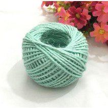 마닐라로프 삼줄 줄다리기줄 1롤 50M 자연 삼베 황마 꼬기 코드 대마 로프 문자열 2mm 소박한 포장 선물 웨, 02 18