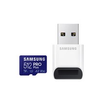 삼성전자 마이크로SD카드 PRO PLUS MB-MD512KBWW 카드리더기 포함, 512GB