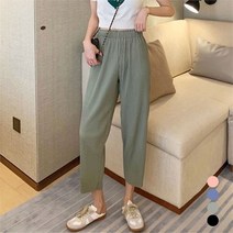 앨리스도매 여성 여름바지 키커보이는 골지 쉬폰 와이드 레그팬츠 (8986272)