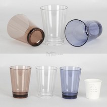 PC물컵 업소용 플라스틱 원형 라운드 컵, 블루, R100 78x100