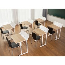 책상 학원 1인용 고등학생 학교 공부방 중학생 철제 미니 공부 650 간이 교습소 기능성