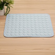 고양이 야외텐트 고양이하우스 애완 동물 여름 냉각 매트 자연 냉각 수 빨 수 있는 대형, 하늘색, xl-100x70cm, 협력사