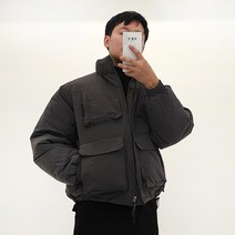 남자 여성 빅사이즈 오버핏 숏패딩