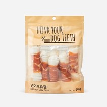 띵크유어독 Think Your Dog Teeth 연어 딩고 우유껌 중 6p 강아지 개 껌