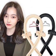 엔템 튜브컬 틱톡헤어롤 여자 뿌리볼륨펌 집게 그루프 구르프 셀프파마, 튜브컬_굵은롤(블랙)