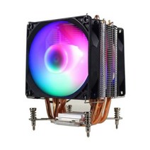가정용캠핑사무실 미니온풍기LANSHUO HOT-CPU 인텔 X79 용 조용한 팬 쿨러 LGA2011 프로세서 4 히트 파이프, 01 As shown