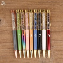 단양 자석 문방사우 중국천연 보석 칩 비즈 볼펜 검정 잉크 석영 크리스탈 학생 사무실 비즈니스 문구 펜