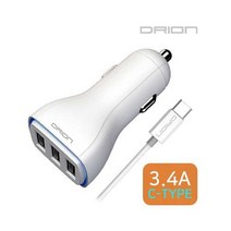 갤럭시A7 /노트5 C타입 3.4A 고속 USB차량용충전기