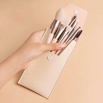 8pcs 미니 여행 여성 유니콘 메이크업 브러쉬 세트 휴대용 소프트 컨실러 뷰티 파운데이션 아이 섀도우 도구 속눈썹 브러쉬 가방, PU 가방 피부, 협력사
