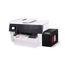 HP7740 A3 팩스복합기+무한잉크 2단 급지함 자동양면 스캔 복사, HP7740+나인룸 무한잉크(1200ml)