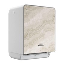 Kimberly-Clark Professional™ ICON™ 자동 하드 롤 타월 디스펜서 (58740) 웜 마블 디자인 페이스 플레이트 42 x 31.5 x 25.9cm(16, Warm Marble Faceplate