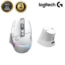 로지텍코리아 로지텍G G502 X PLUS 무선 게이밍 마우스, 화이트+충전독 화이트