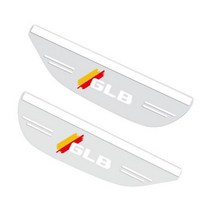 메르세데스 벤츠 glb용 유연한 PVC 백미러 비 그늘 방수 블레이드 후면 눈썹 커버 자동차 액세서리 2 개