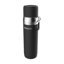 스탠리 텀블러 보틀 스텐 빨대 카페 기획, 마스터 진공 보냉병 650ml 블랙