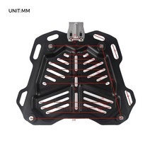 오토바이 탑박스 바이크 배달박스 가방 상단 후면 수하물 상자 브래킷 플레이트 45L 55L 65L 80L 트렁크 부팅 퀵 릴리스 베이스 선반 홀더 CNC 알루미늄 1 개