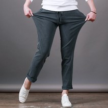 스댕클럽 남성용 치즈스판 밴딩 나염 면바지 SBJ2745