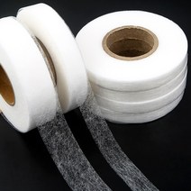 75 야드 polyster nylon reticularis 접착 성 패스너 테이프 핫 픽스 양면 핫멜트 용 패브릭 다리미 릴리스 용지, [04] 2cm