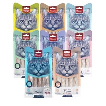 완피 크리미 퓨레 고양이 간식 참치 14g x 5p, 닭고기, 8개