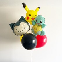 (파티셔스) 포켓몬 생일파티 피카츄 풍선다발세트 스탠드