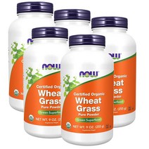 나우푸드 위트 그래스 밀싹 파우더 255g NOW Wheat Grass Powder, 5팩