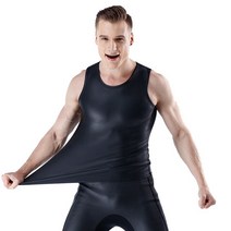 남성용 따뜻한 다이빙 조끼 수영 초탄성 경량 가죽 슈트 스노클링 서핑 민소매 신제품, 2.Black - M