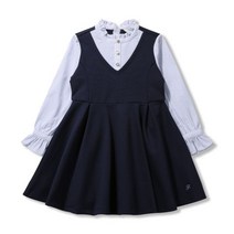 레노마 키즈 여아 네이비 분또원피스 R1911O602