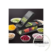 깍두기 기계 업소용 치킨무 절단기 수동 야채 슬라이서 다기능 프레 서 컷 양파 커터 강판 과일 치즈 다이 싱 블레이드 주방 도구, 04. Type2-그레이