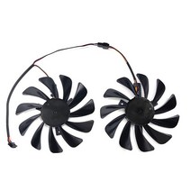 5700XT 새로운 95MM CF1010U12S FDC10U12S9C RX 5700 XT GPU 팬 PowerColor Red Dragon 그래픽 카드 냉각, 02 FDC10U12S9-C