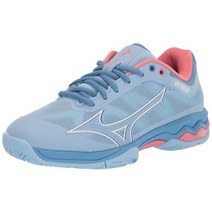 Mizuno 여성용 테니스 슈즈 화이트-실버 390884