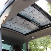 폭스바겐 suv 투란 티구안 햇빛 가리개 차양막 차광막 햇빛 파노라마 선루프 열 차단 패드