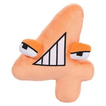 알파벳 로고 있지만 봉제 인형 로어 및 성인용 숫자 할로윈 크리스마스 생일 선물, [02] 4