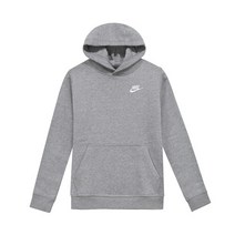 나이키 키즈 NSW 클럽 기모 후드티 그레이 아동 긴팔 티셔츠 BV3757-091