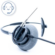 다산일렉트론 헤드셋 콜센터 상담사 상담용 모든 전화기 PC 스마트폰 호환, 2.5-3극, D021T