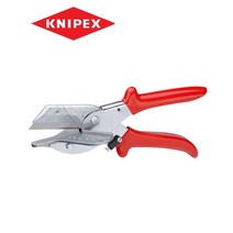 독일제 KNIPEX 크니펙스 꼼꼼이 사접 가위 94 35 215 몰딩 목재 고무 각도 절단 가위